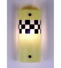 Meyda Blue 71033 - 5"W Metro Fusion Yellow Taxi Wall Sconce