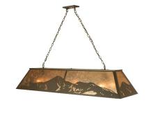 Meyda Blue 72323 - 61" Long Mountain Range Oblong Pendant