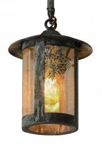 Meyda Blue 78946 - 6"W Fulton Winter Pine Pendant