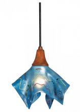 Meyda Blue 81326 - 9" Wide Metro Fusion Electra Mini Pendant