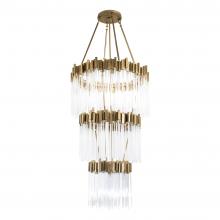 Varaluz 309C19HG - Matrix 18-Lt 3-Tier Chandelier - Havana Gold