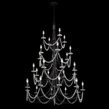 Varaluz 350C28CB - Brentwood 28-Lt 4-Tier Chandelier - Carbon Black