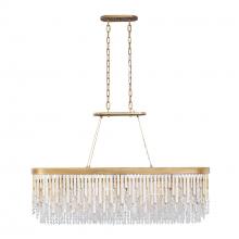 Varaluz 359N06HG - Lafayette 6-Lt Linear Pendant - Havana Gold