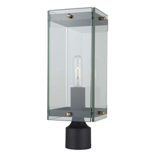 Artcraft AC8133BK - Bradgate 1-Light Post Lighting Lantern