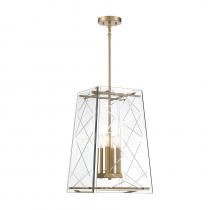 Savoy House 3-1617-4-322 - Kole 4-Light Pendant in Warm Brass