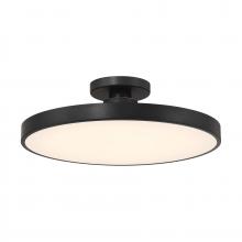 Savoy House 6-2969-1-89 - Thayer 1-Light LED Ceiling Light in Matte Black