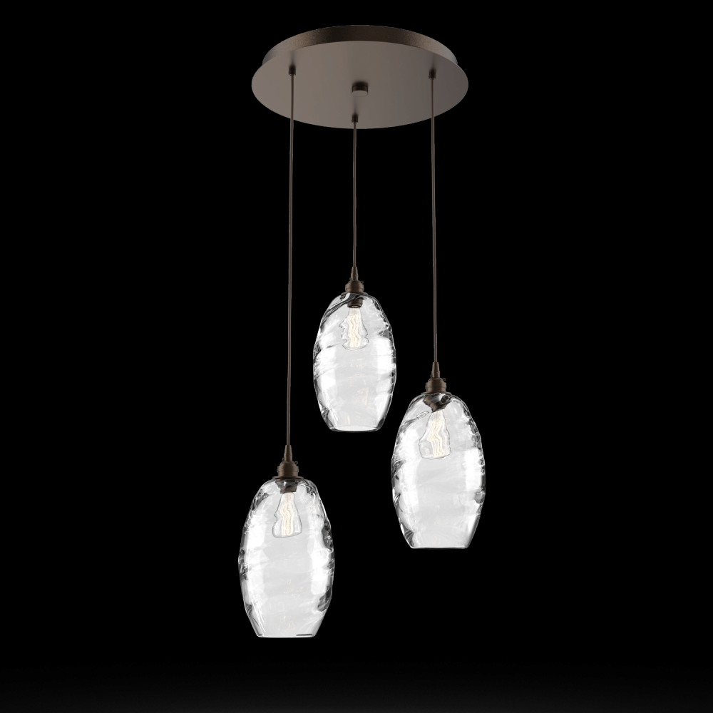 Ellisse Round 3pc Multi-Pendant