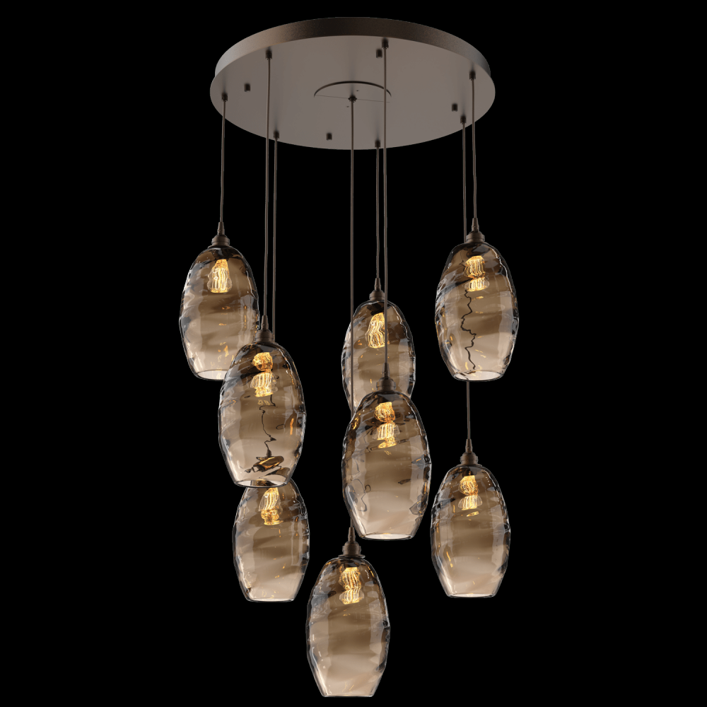 Ellisse Round 8pc Multi-Pendant