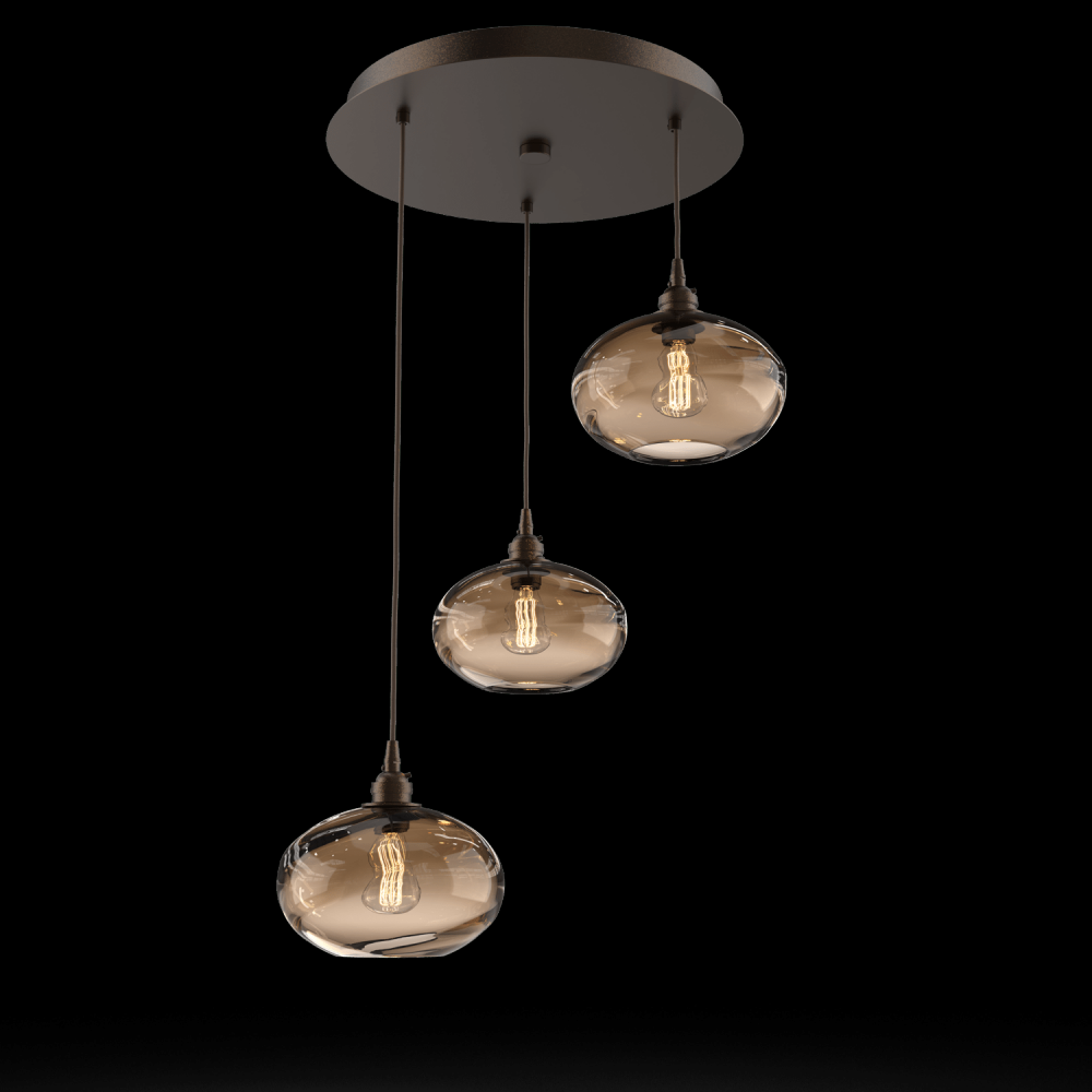 Coppa Round 3pc Multi-Pendant