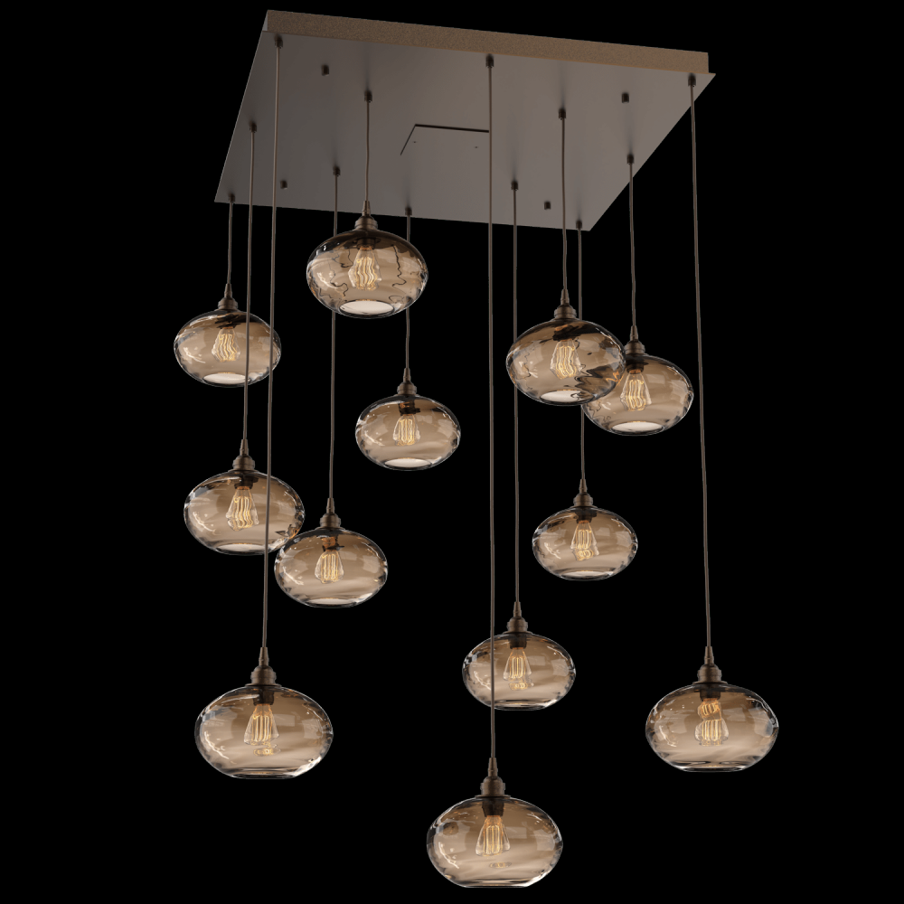 Coppa Square 12pc Multi-Pendant