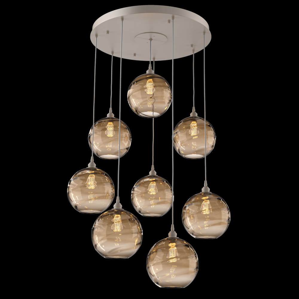 Terra Round 8pc Multi-Pendant