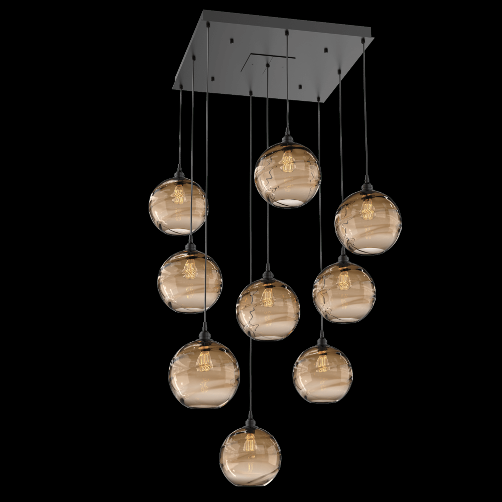 Terra Square 9pc Multi-Pendant