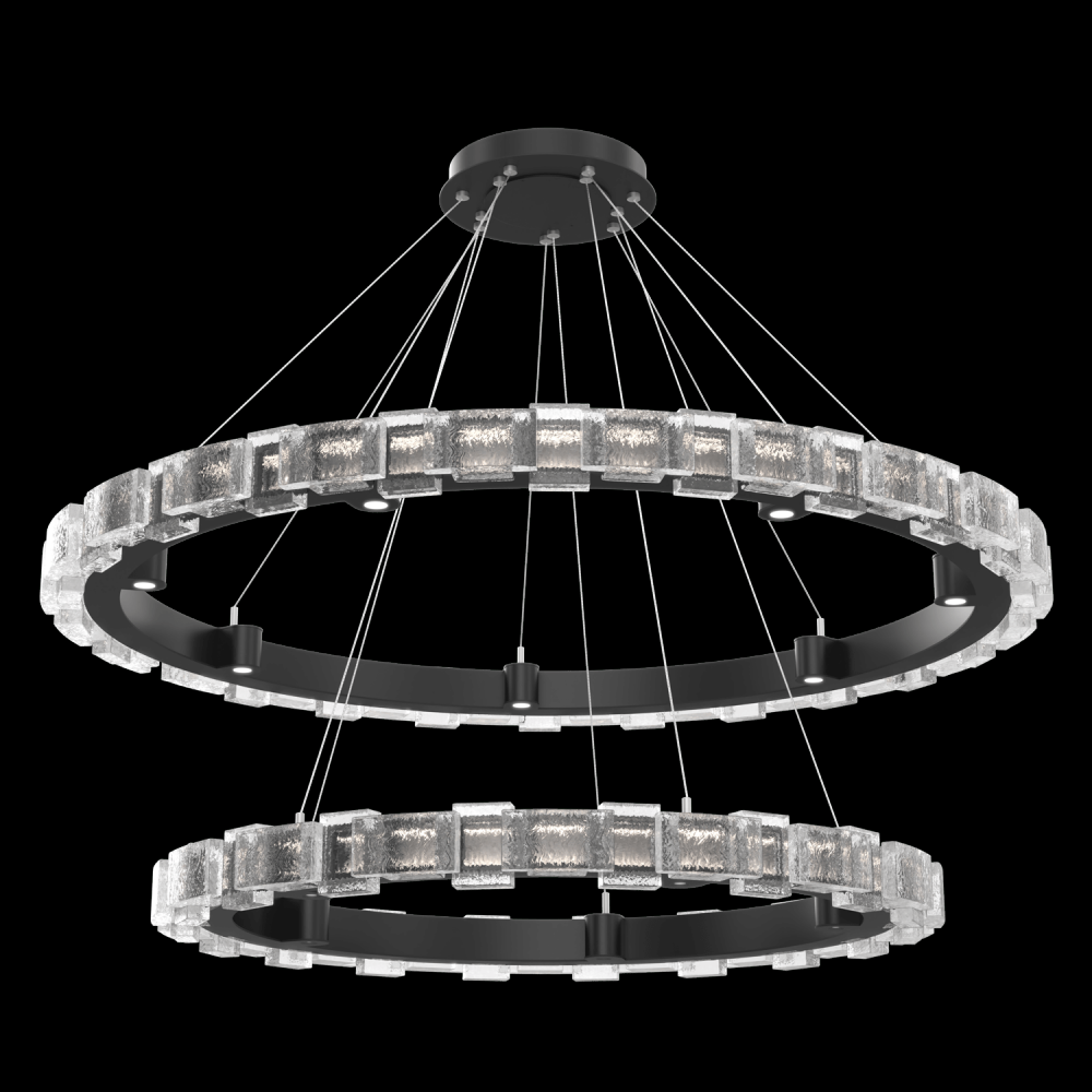 Tessera 38" & 50" Two-Tier Ring-Matte Black