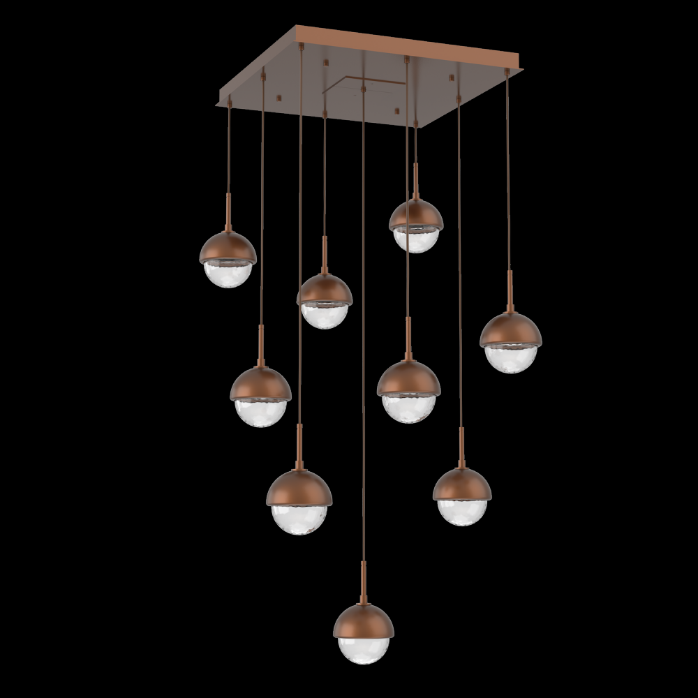 Cabochon Square Pendant Chandelier