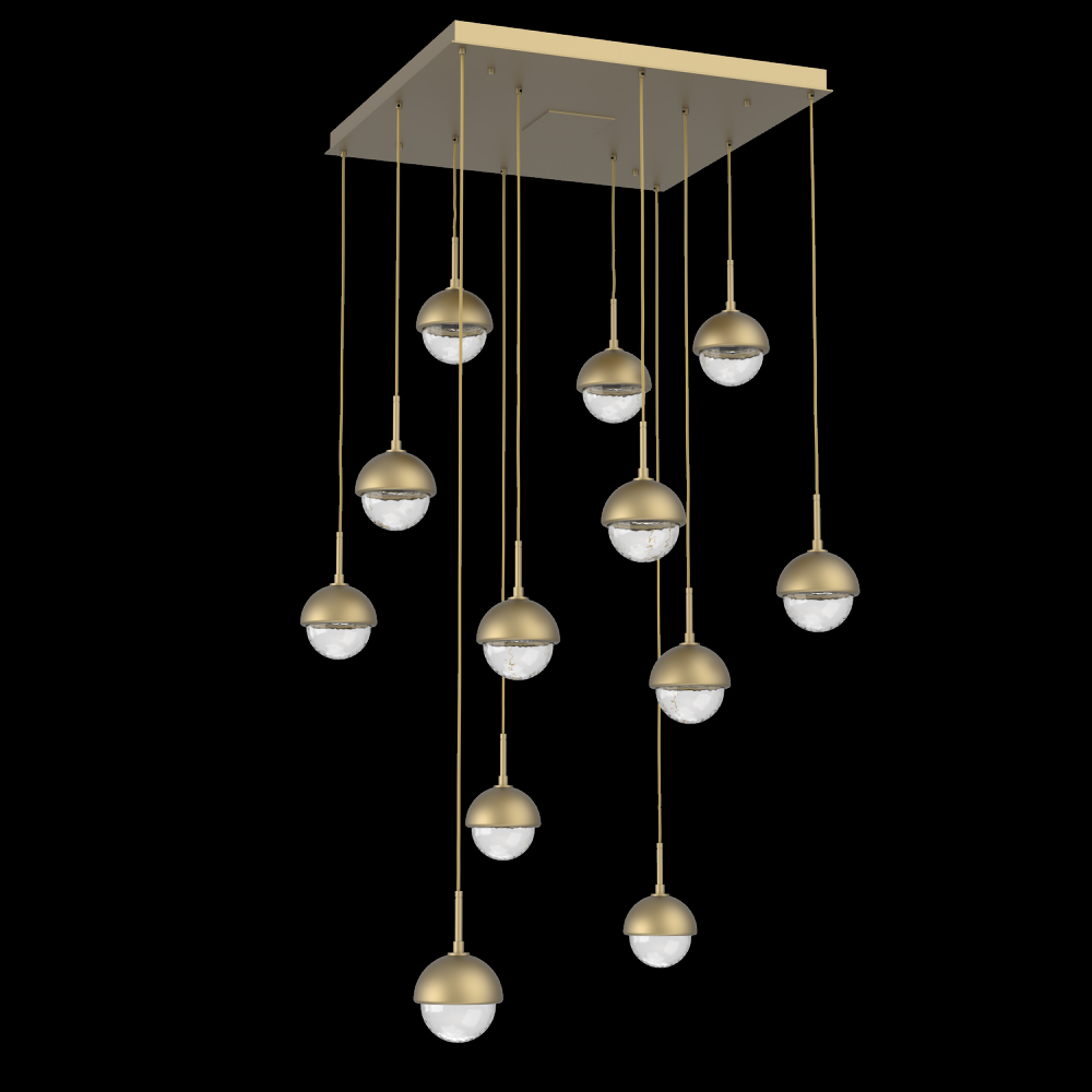 Cabochon Square Pendant Chandelier