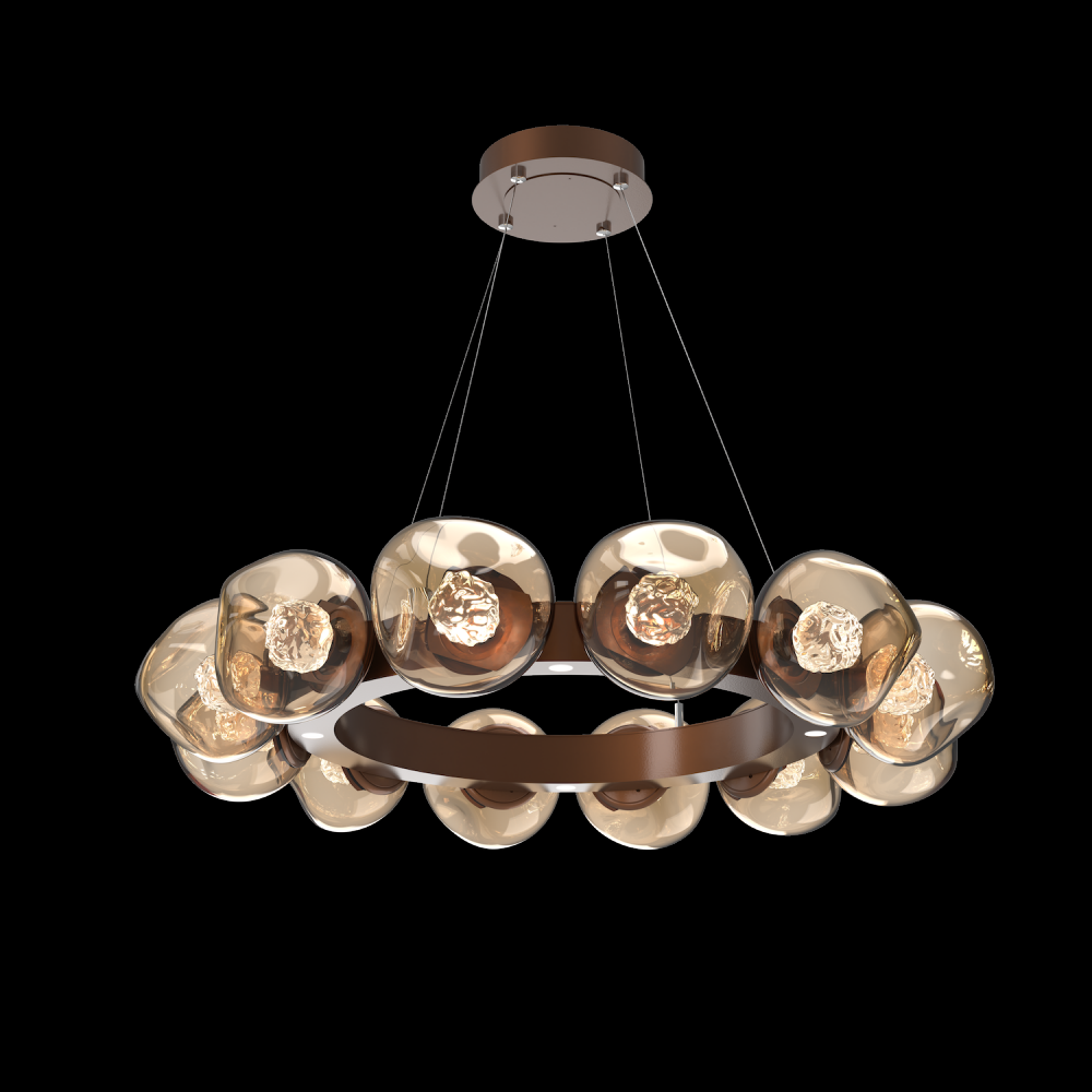 Luna Radial Ring Chandelier