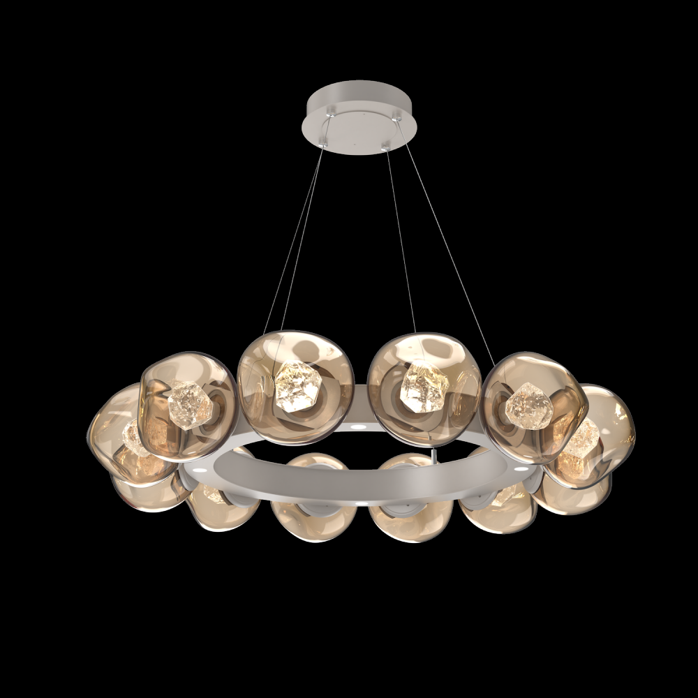 Luna Radial Ring Chandelier