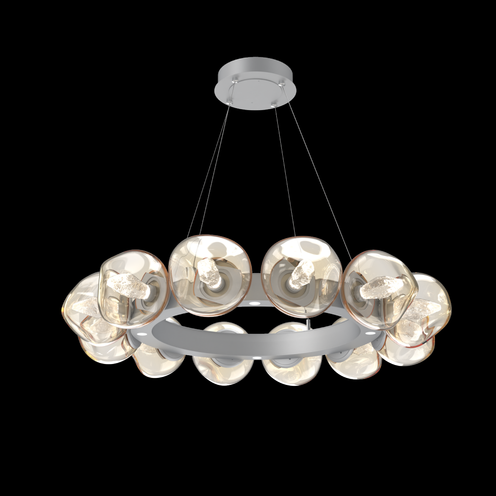 Luna Radial Ring Chandelier