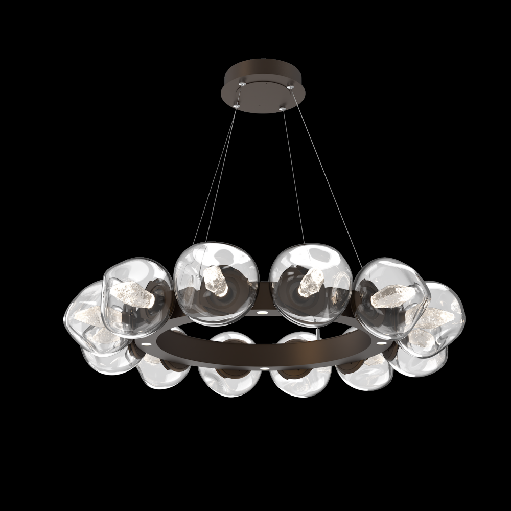 Luna Radial Ring Chandelier