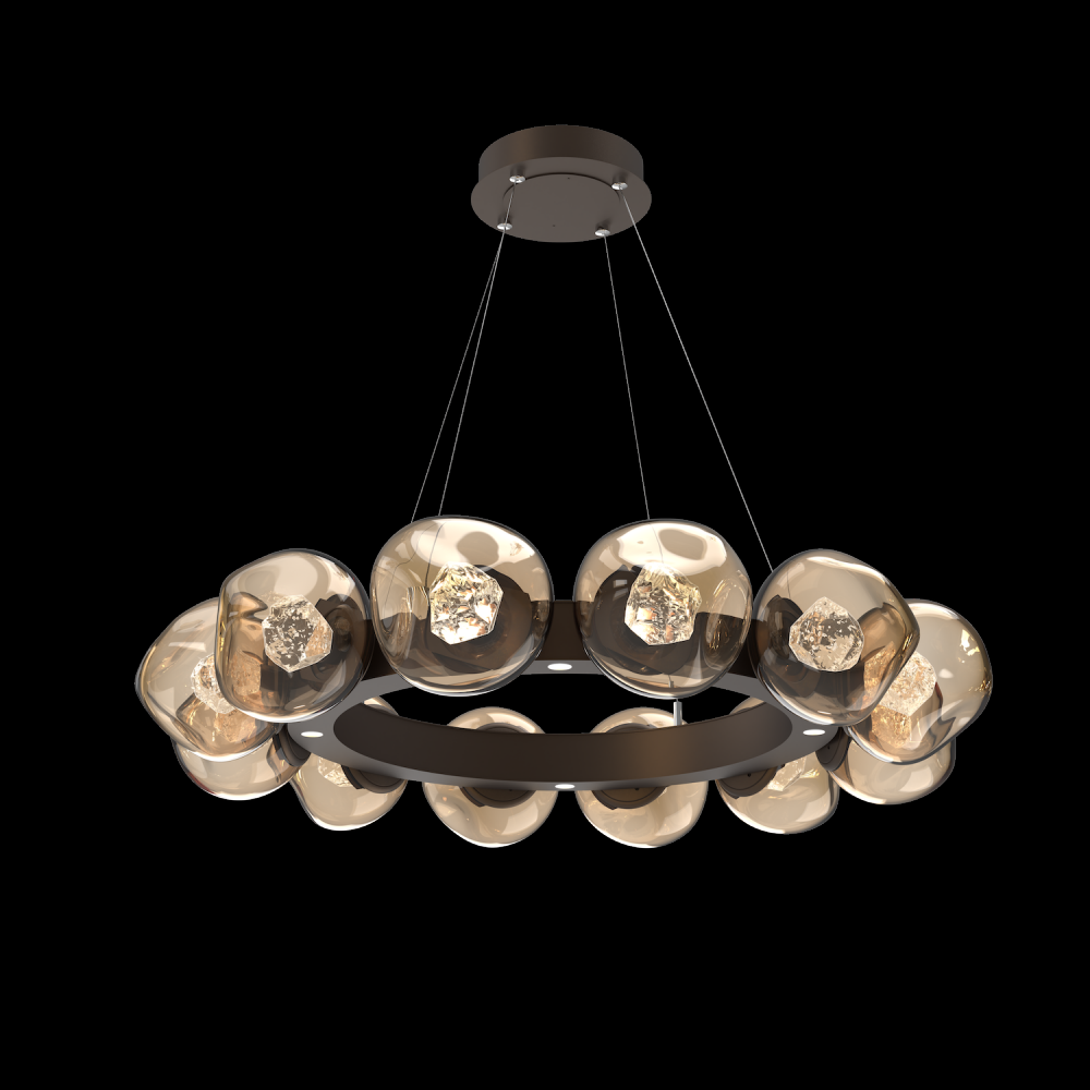 Luna Radial Ring Chandelier