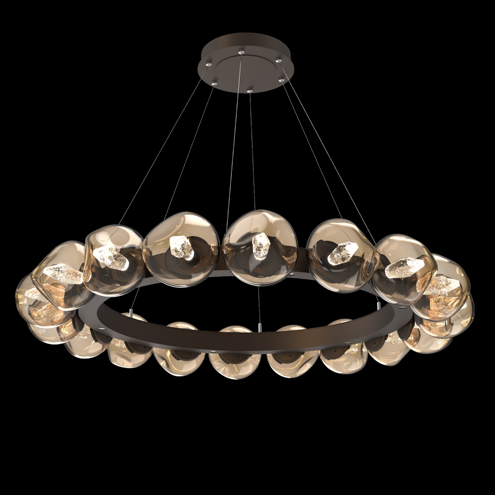 Luna Radial Ring Chandelier