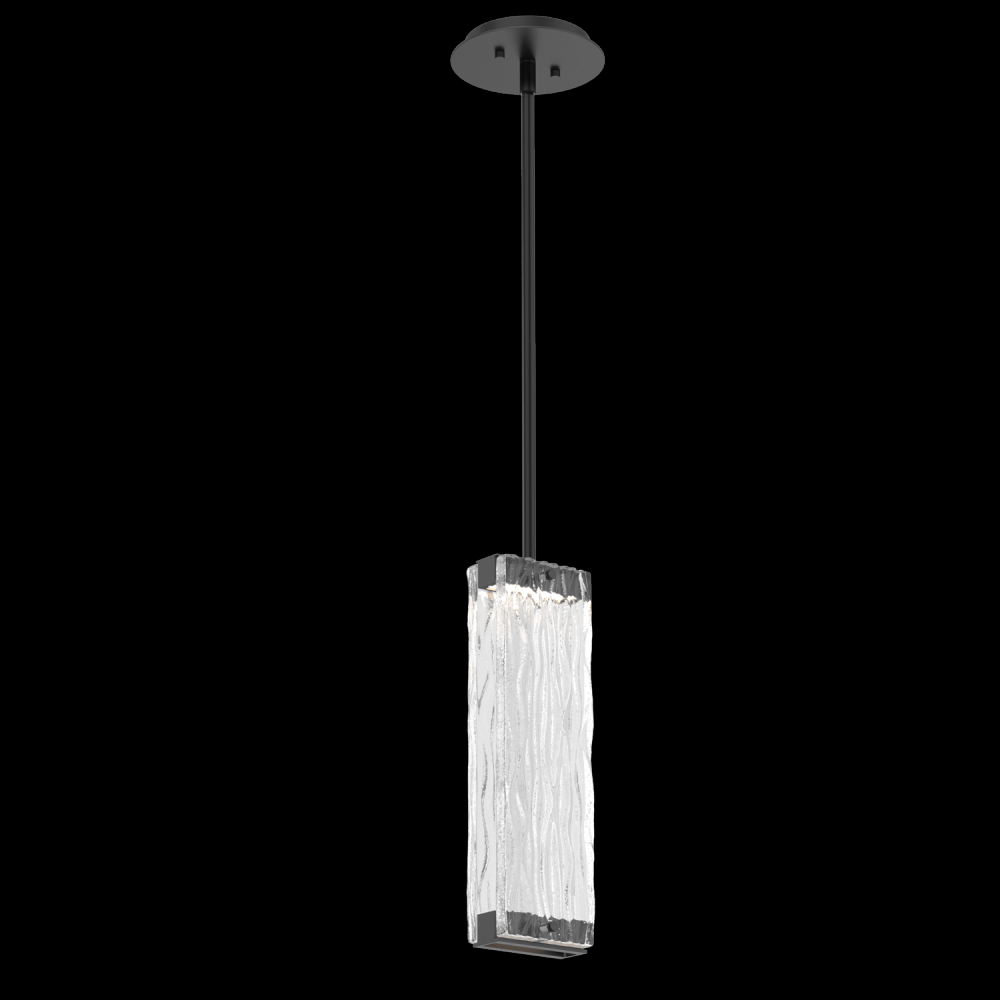 Tabulo Pendant-Matte Black-Tidal Cast Glass