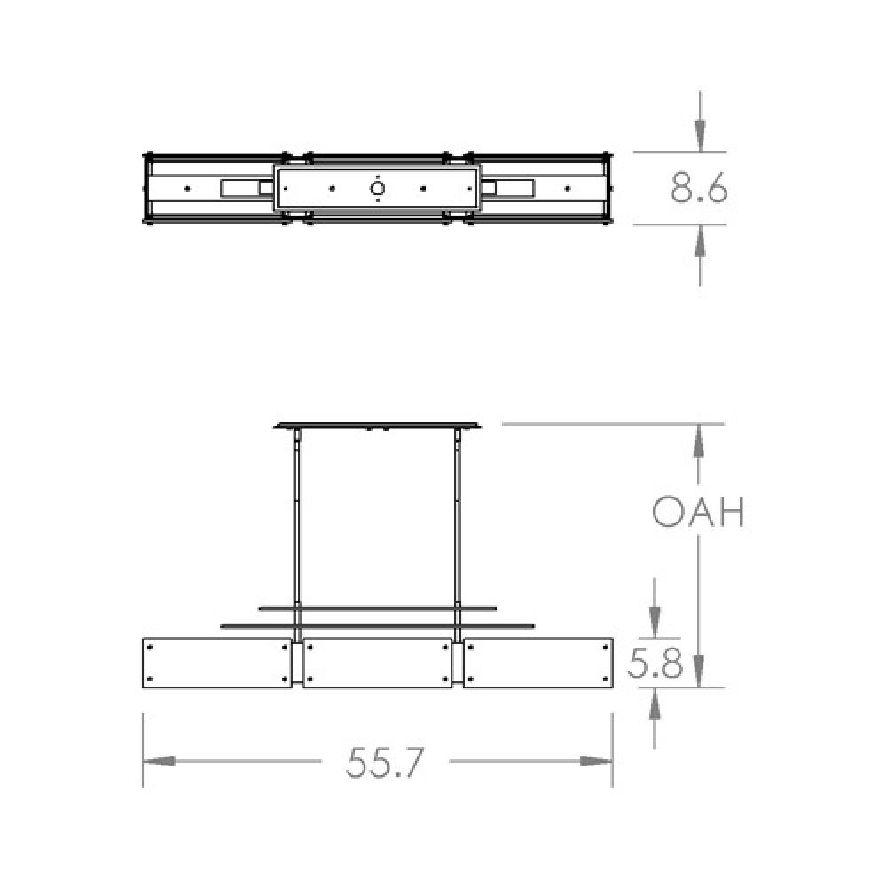 Urban Loft Parallel Linear - 55-Inch (LED)