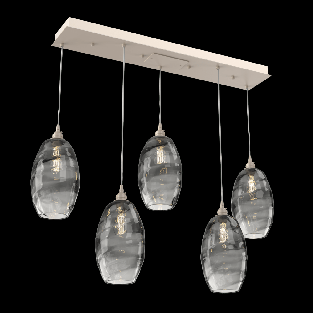 Ellisse Linear 5pc Multi-Pendant