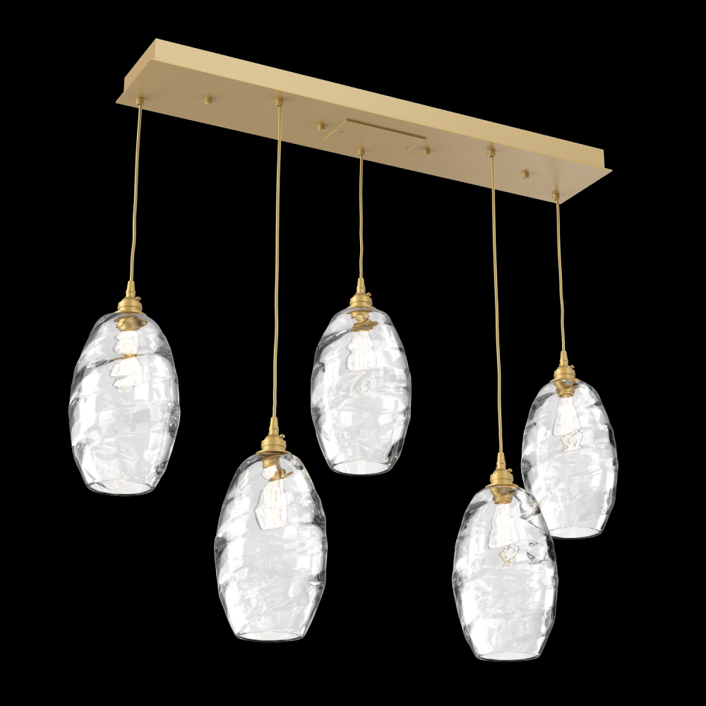 Ellisse Linear 5pc Multi-Pendant