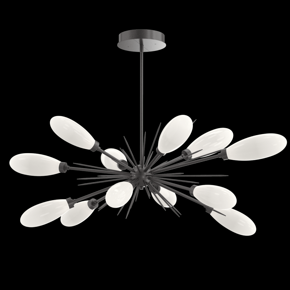 Fiori Oval Starburst Chandelier 50"