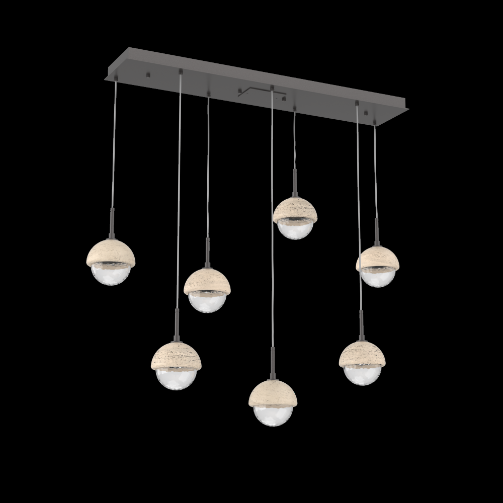 Cabochon Linear Pendant Chandelier