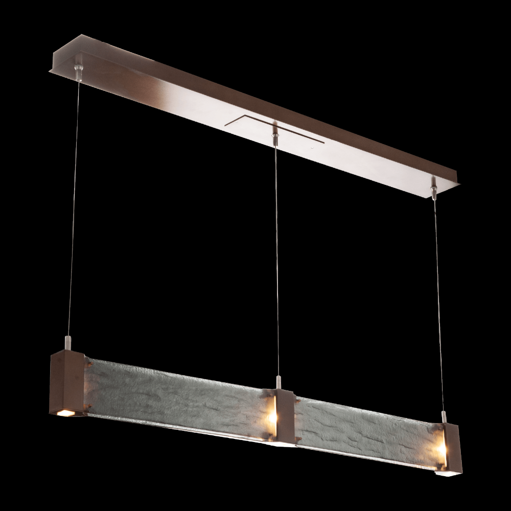 Parallel Linear Suspension-Flat Bronze-Rimelight Glass