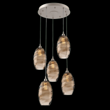 Hammerton CHB0035-05-BS-OB-C01-E2 - Ellisse Round 5pc Multi-Pendant