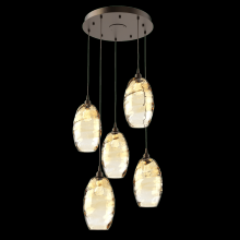 Hammerton CHB0035-05-FB-OA-C01-E2 - Ellisse Round 5pc Multi-Pendant