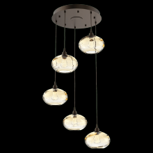 Hammerton CHB0036-05-FB-OA-C01-E2 - Coppa Round 5pc Multi-Pendant