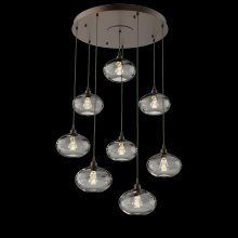 Hammerton CHB0036-08-FB-OS-C01-E2 - Coppa Round 8pc Multi-Pendant