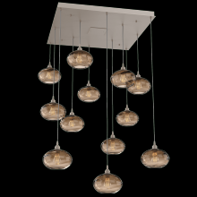 Hammerton CHB0036-12-BS-OB-C01-E2 - Coppa Square 12pc Multi-Pendant