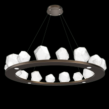 Hammerton CHB0039-0D-FB-C-CA1-L3 - Gem Ring Chandelier-0D 49"