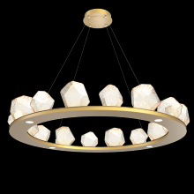 Hammerton CHB0039-0D-GB-A-CA1-L3 - Gem Ring Chandelier-0D 49"