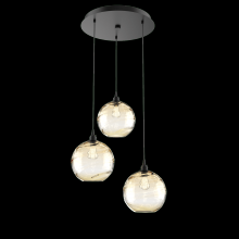 Hammerton CHB0047-03-MB-OA-C01-E2 - Terra Round 3pc Multi-Pendant