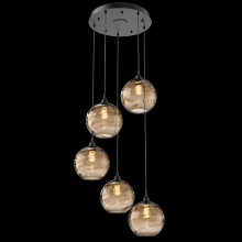 Hammerton CHB0047-05-MB-OB-C01-E2 - Terra Round 5pc Multi-Pendant