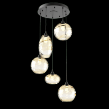 Hammerton CHB0048-05-MB-OA-C01-E2 - Misto Round 5pc Multi-Pendant