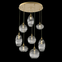 Hammerton CHB0048-08-GB-OS-C01-E2 - Misto Round 8pc Multi-Pendant