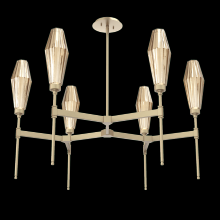 Hammerton CHB0049-37-GB-RB-001-L3 - Aalto Round Belvedere Chandelier-37-Gilded Brass