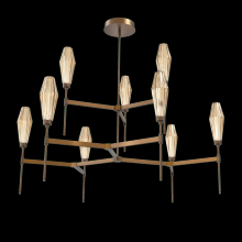 Hammerton CHB0049-54-FB-RB-001-L1 - Aalto Round Chandelier-54-Flat Bronze