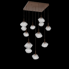 Hammerton CHB0089-09-BB-C-C01-L3 - Mesa Square Pendant Chandelier