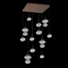 Hammerton CHB0089-12-BB-S-C01-L1 - Mesa Square Pendant Chandelier