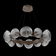 Hammerton CHB0089-36-FB-S-CA1-L3 - Mesa Radial Ring Chandelier