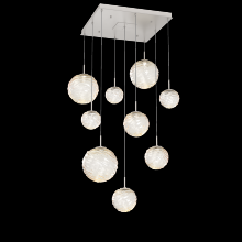 Hammerton CHB0092-09-BS-A-C01-L1 - Gaia Square Multi-Pendant Chandelier