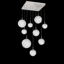 Hammerton CHB0092-09-BS-C-C01-L1 - Gaia Square Multi-Pendant Chandelier